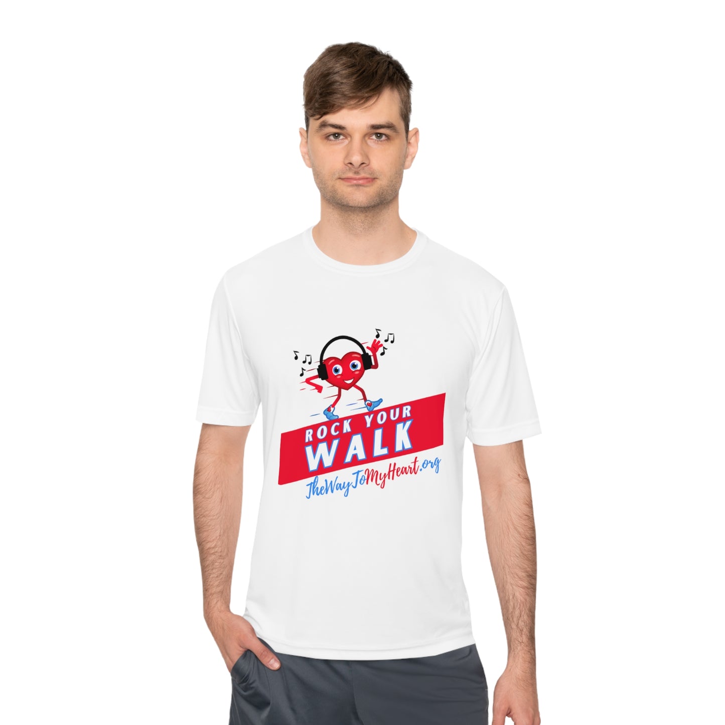 Rock Your Walk Unisex Moisture Wicking Tee