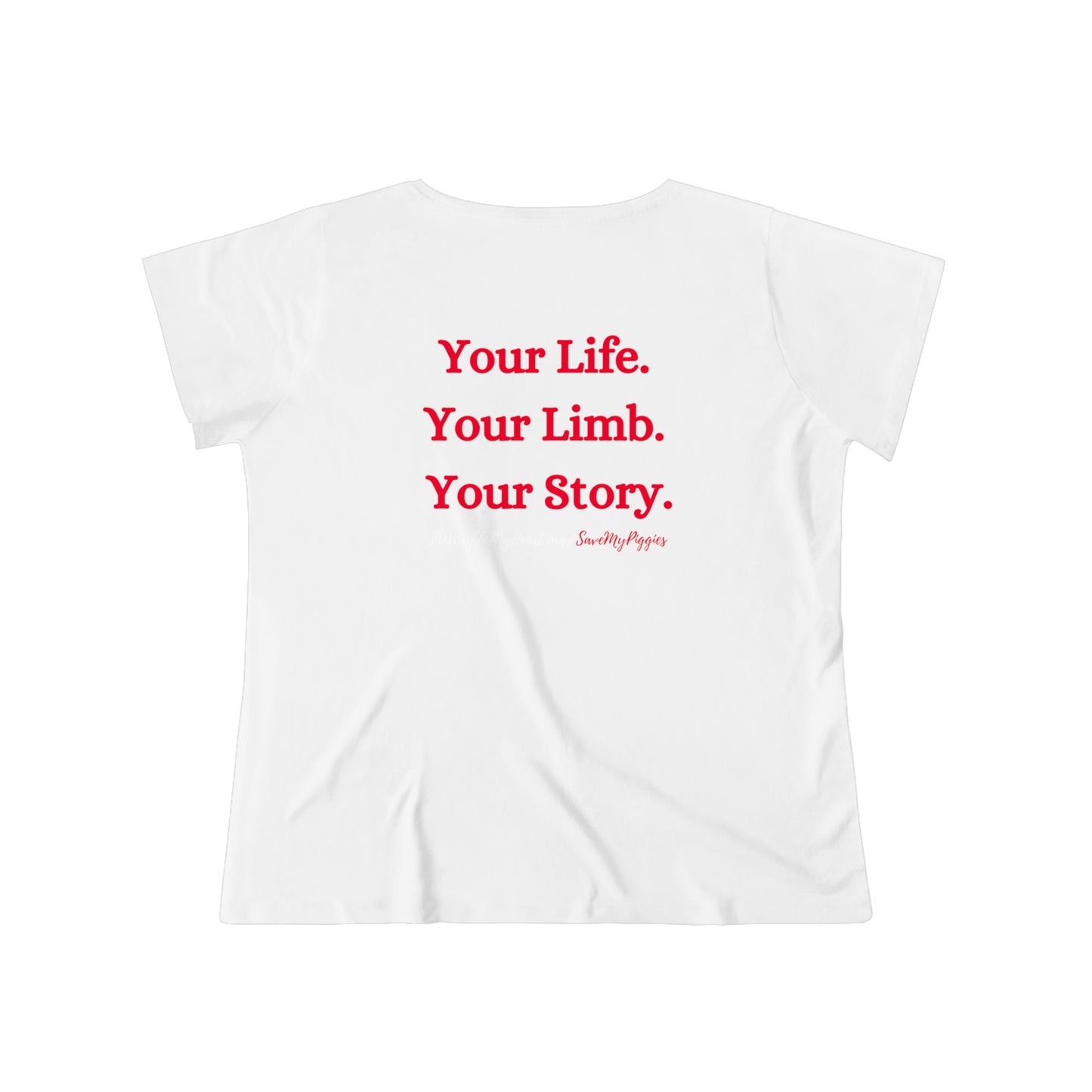 Save My Piggies Women's Curvy Tee
