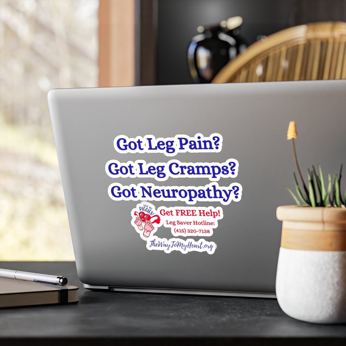 Leg Saver Hotline Decals