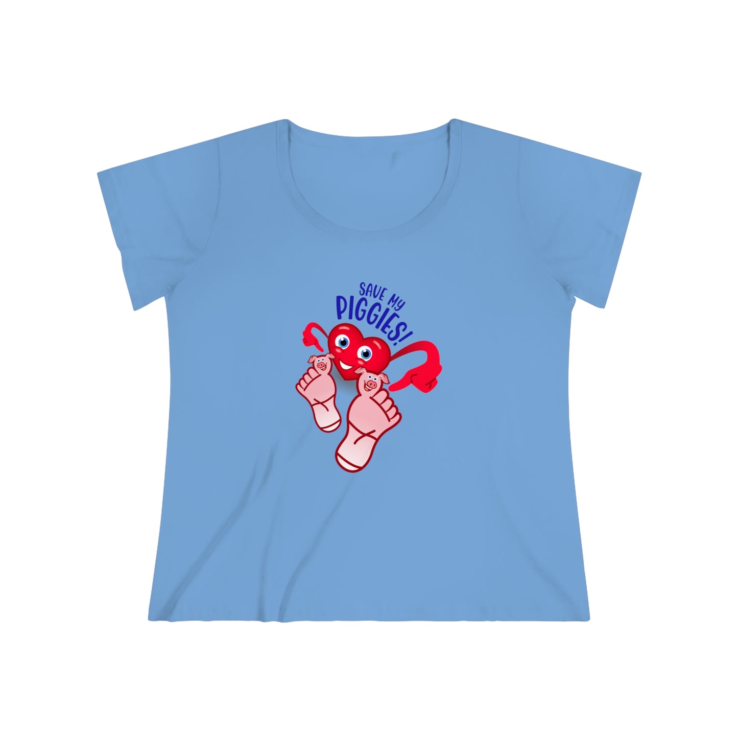 Save My Piggies Women's Curvy Tee