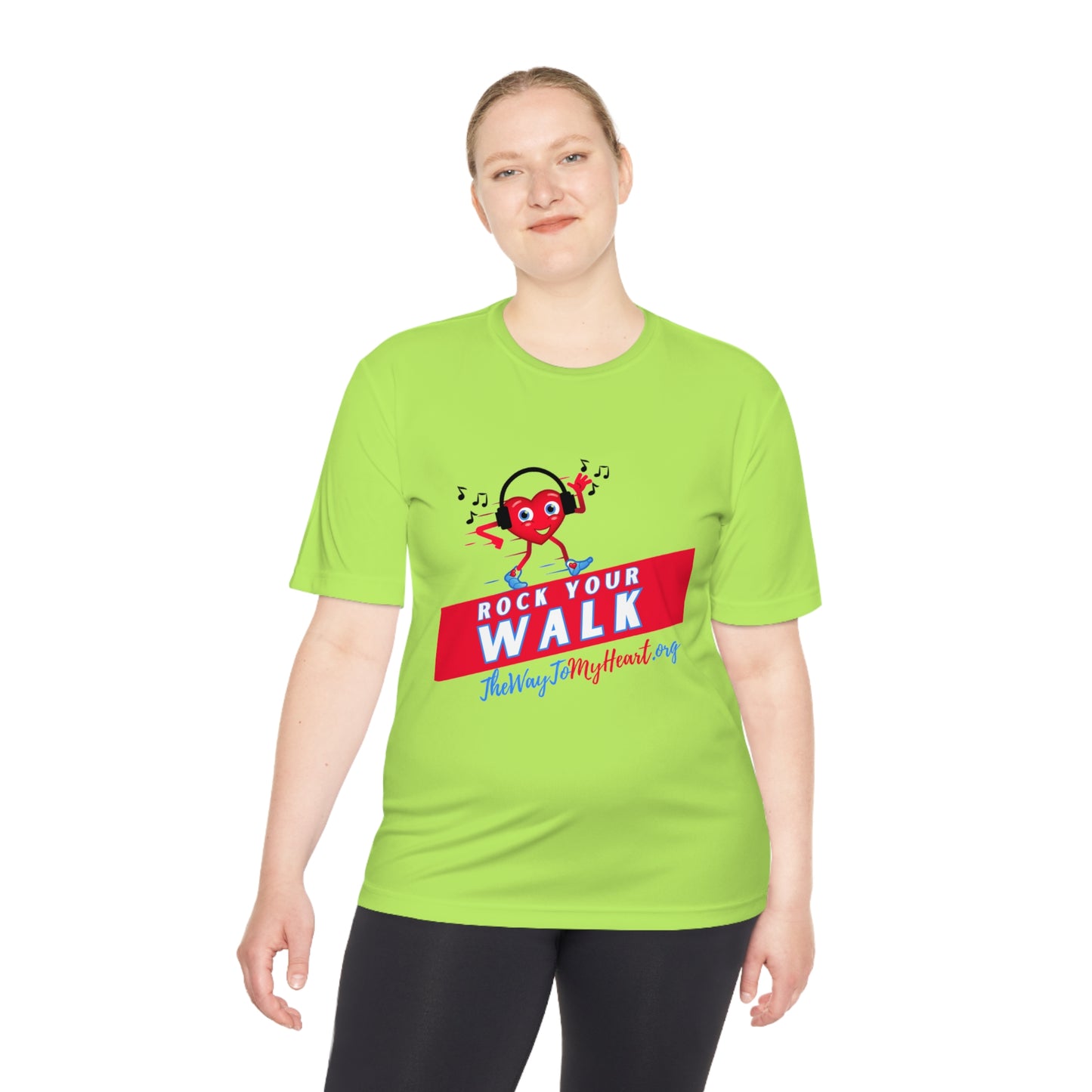 Rock Your Walk Unisex Moisture Wicking Tee