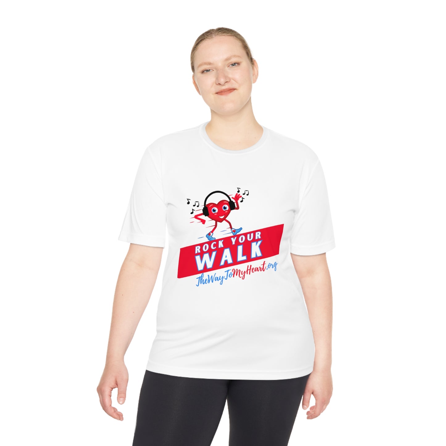 Rock Your Walk Unisex Moisture Wicking Tee