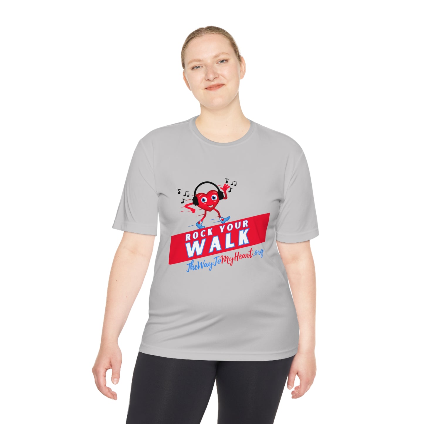 Rock Your Walk Unisex Moisture Wicking Tee