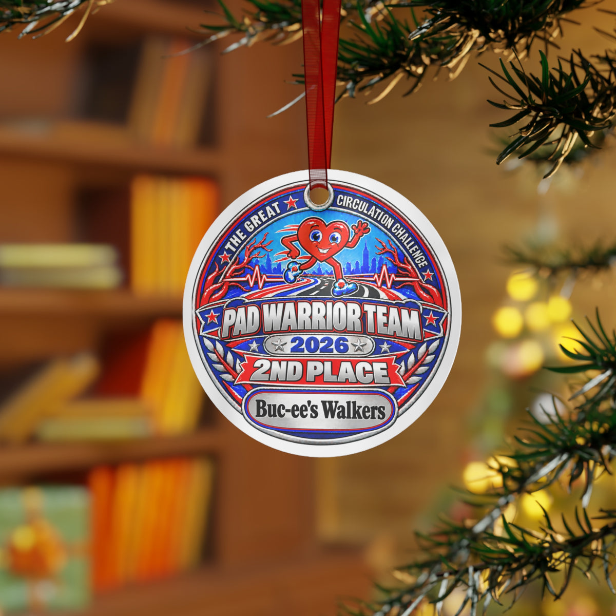 Buc-ees walkers - The Great Circulation Challenge Participation Award Medal