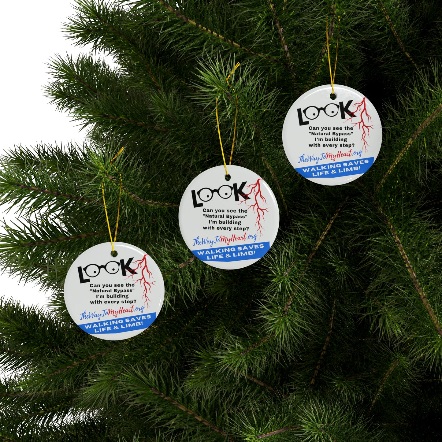 Ceramic Ornaments (1pc, 3pcs, 5pcs, 10pcs)