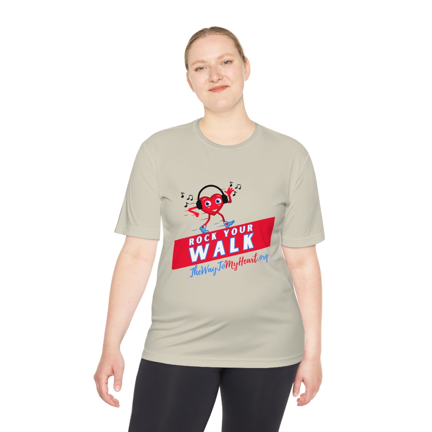Rock Your Walk Unisex Moisture Wicking Tee