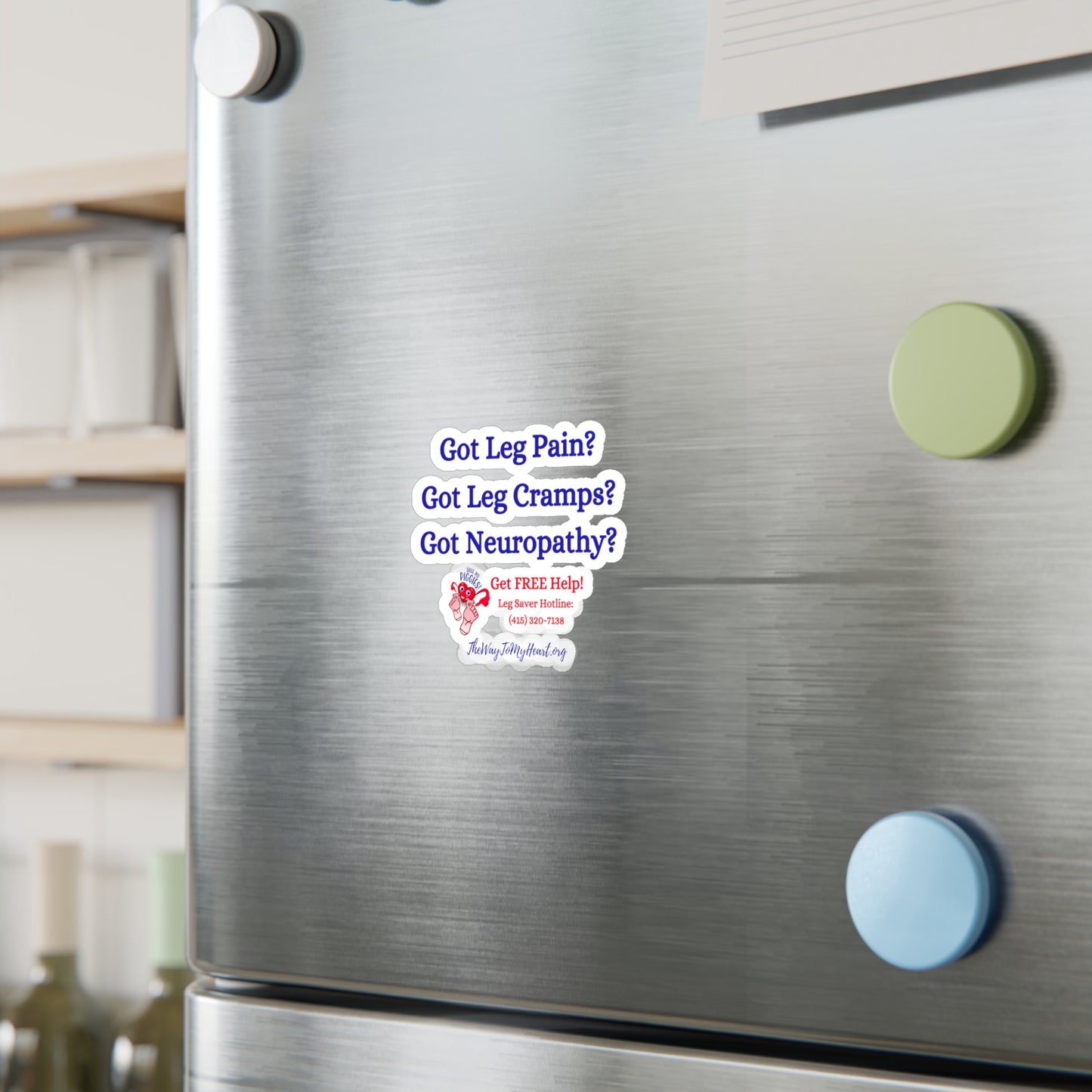 Leg Saver Hotline Decals
