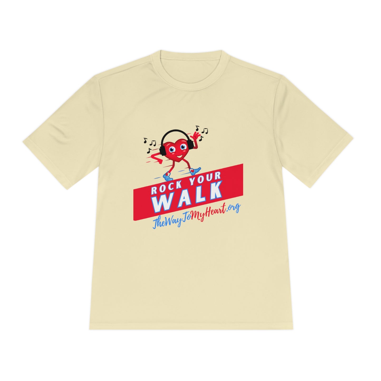 Rock Your Walk Unisex Moisture Wicking Tee