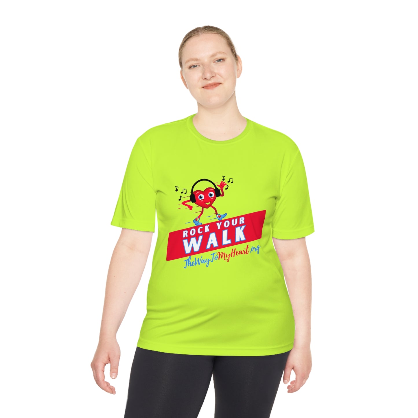 Rock Your Walk Unisex Moisture Wicking Tee