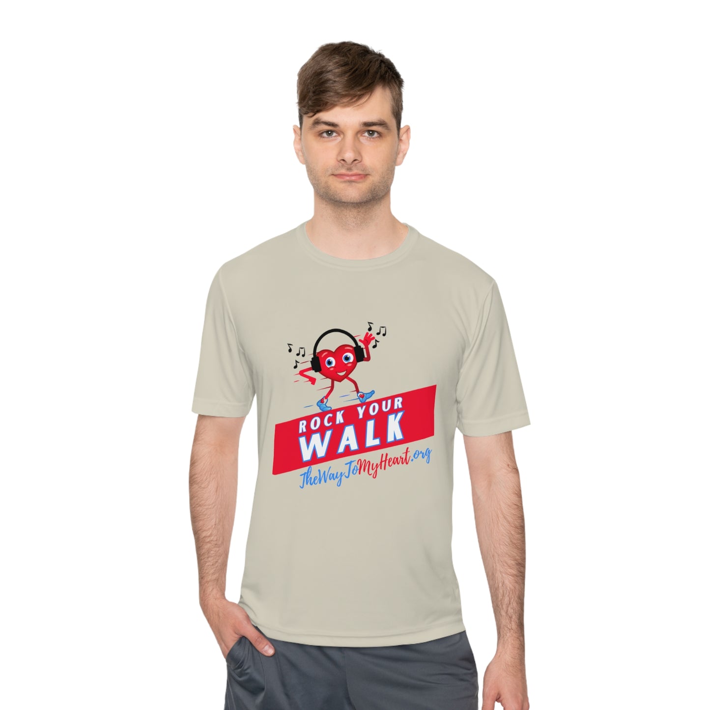 Rock Your Walk Unisex Moisture Wicking Tee