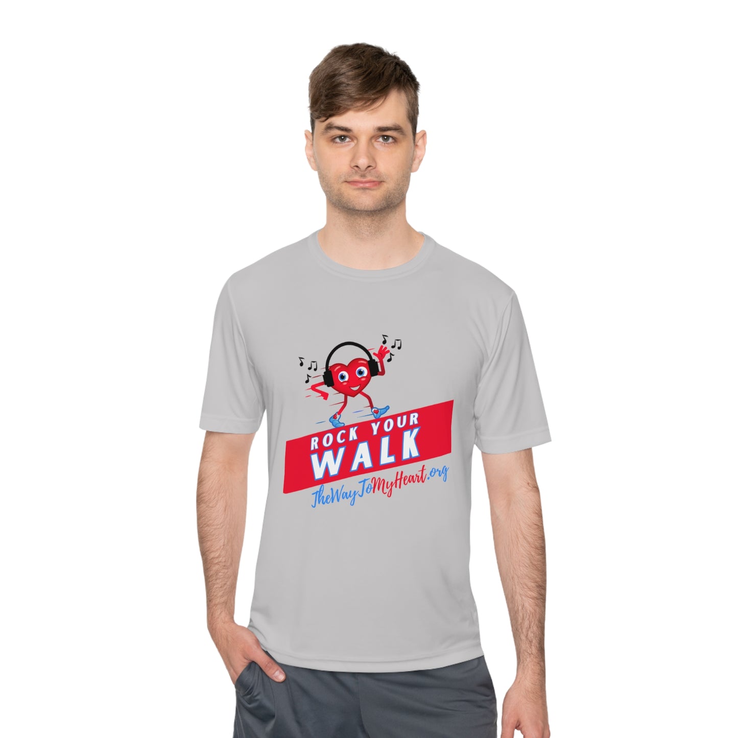 Rock Your Walk Unisex Moisture Wicking Tee