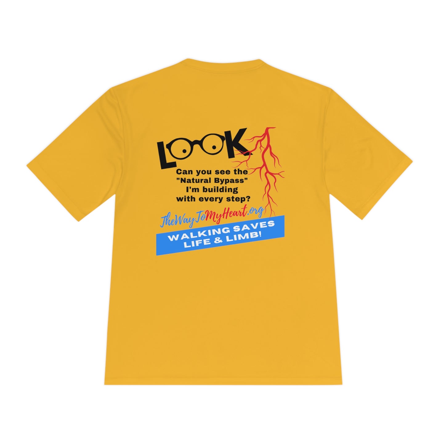 Rock Your Walk Unisex Moisture Wicking Tee