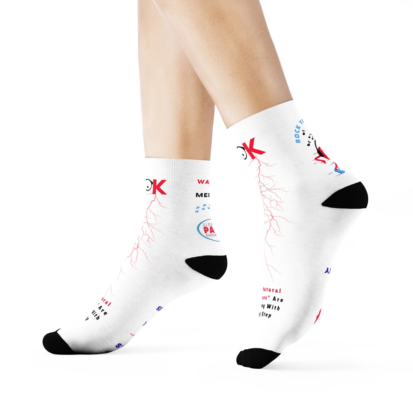 Take off My Socks - Save My Piggies Crew Socks