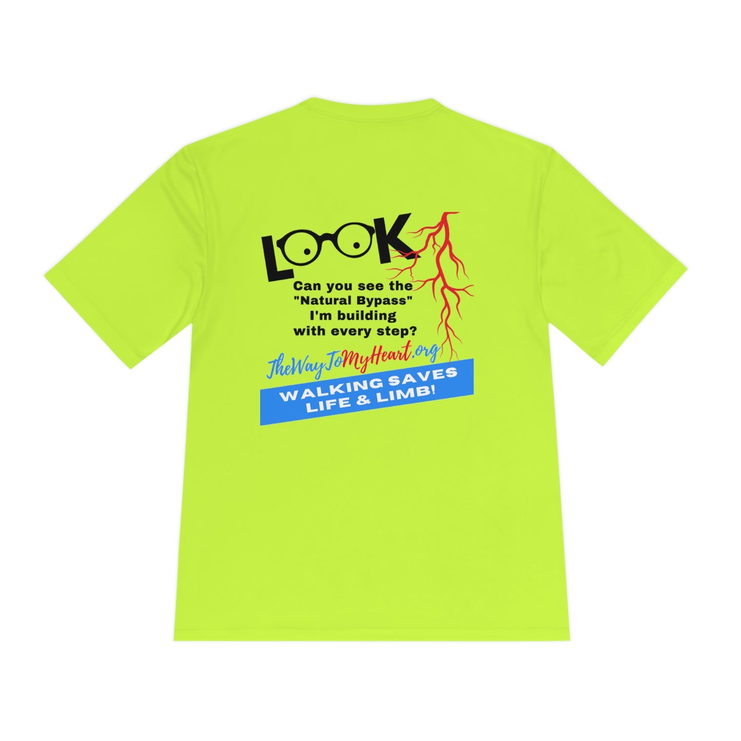Rock Your Walk Unisex Moisture Wicking Tee