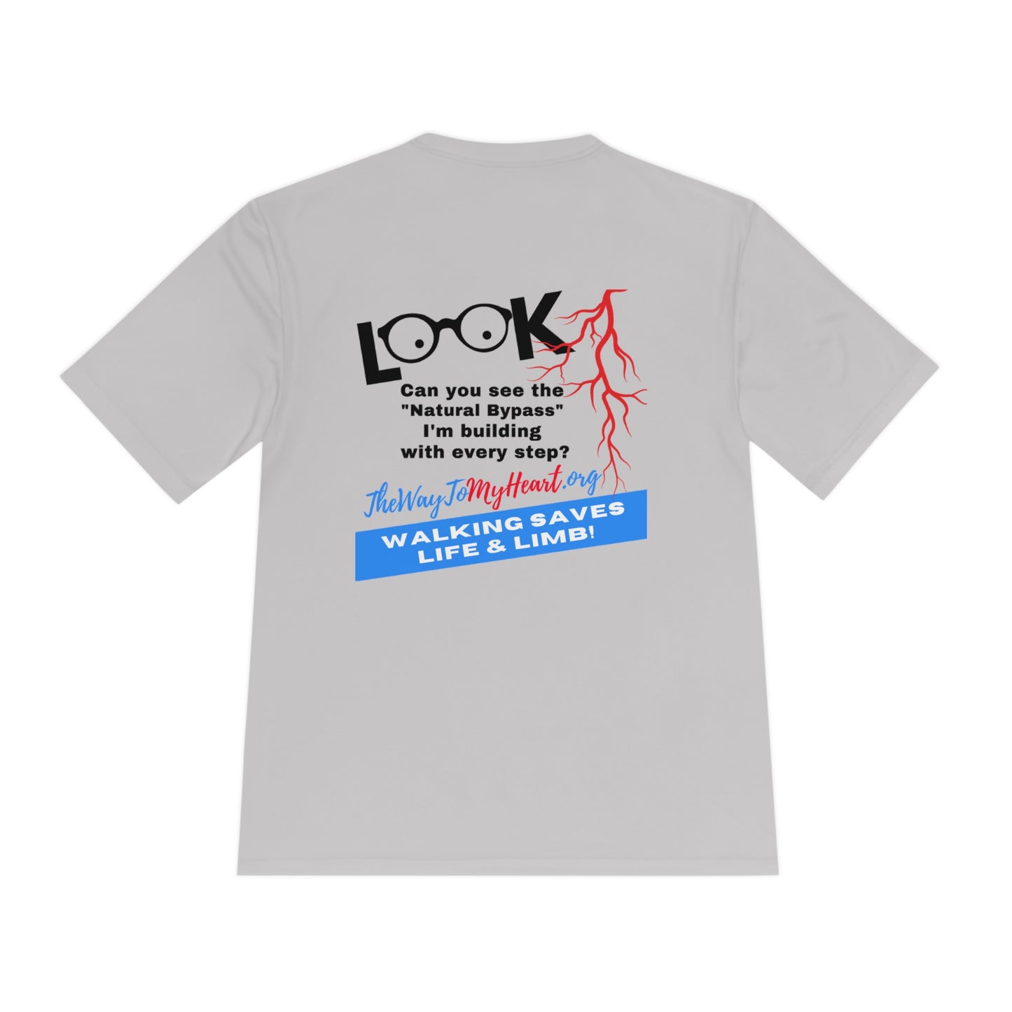 Rock Your Walk Unisex Moisture Wicking Tee