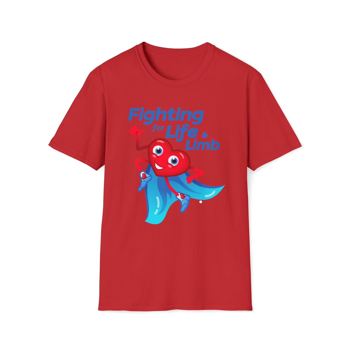 Fighting For Life & Limb Unisex Softstyle T-Shirt