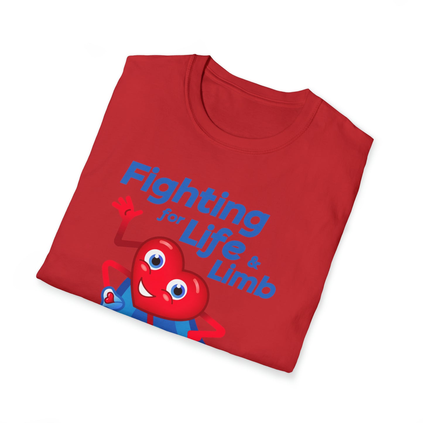 Fighting For Life & Limb Unisex Softstyle T-Shirt