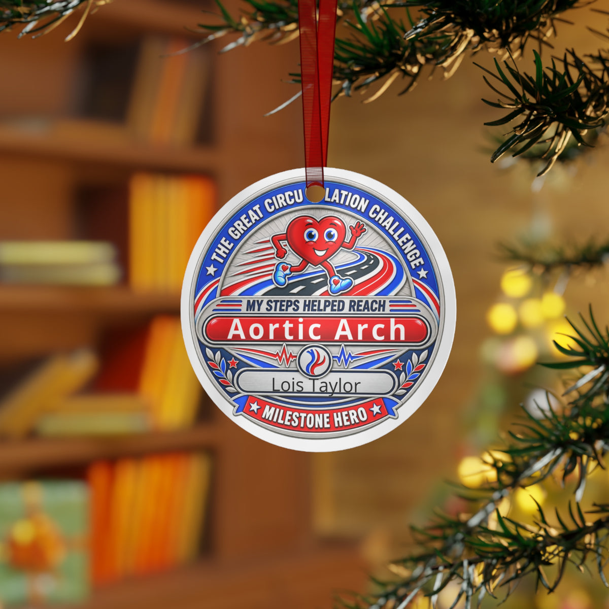 Milestone Hero - Aortic Arh - Medical Metal Ornaments