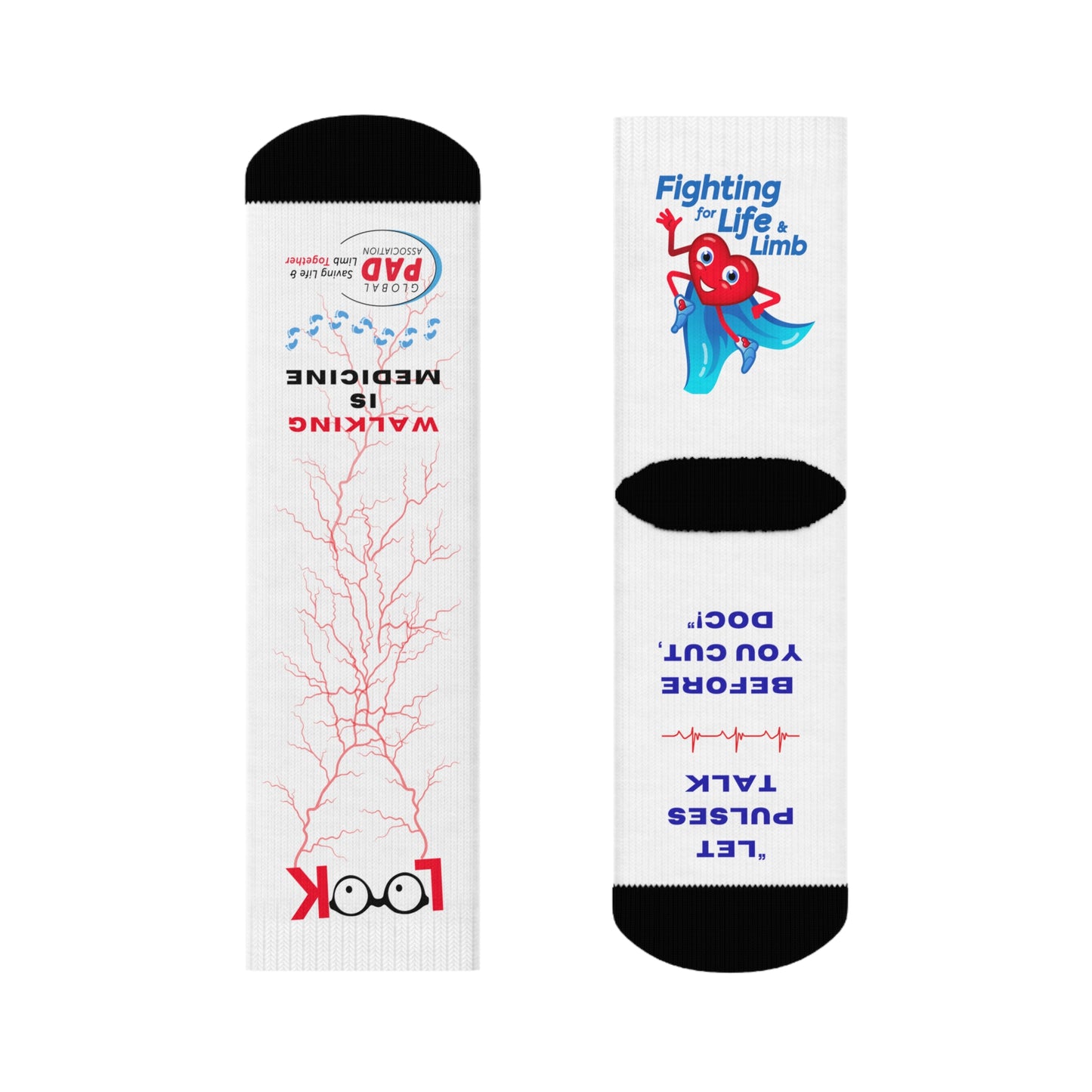 Let Pulses Talk Before You Cut, Doc - Clinicians and Physician Crew Socks