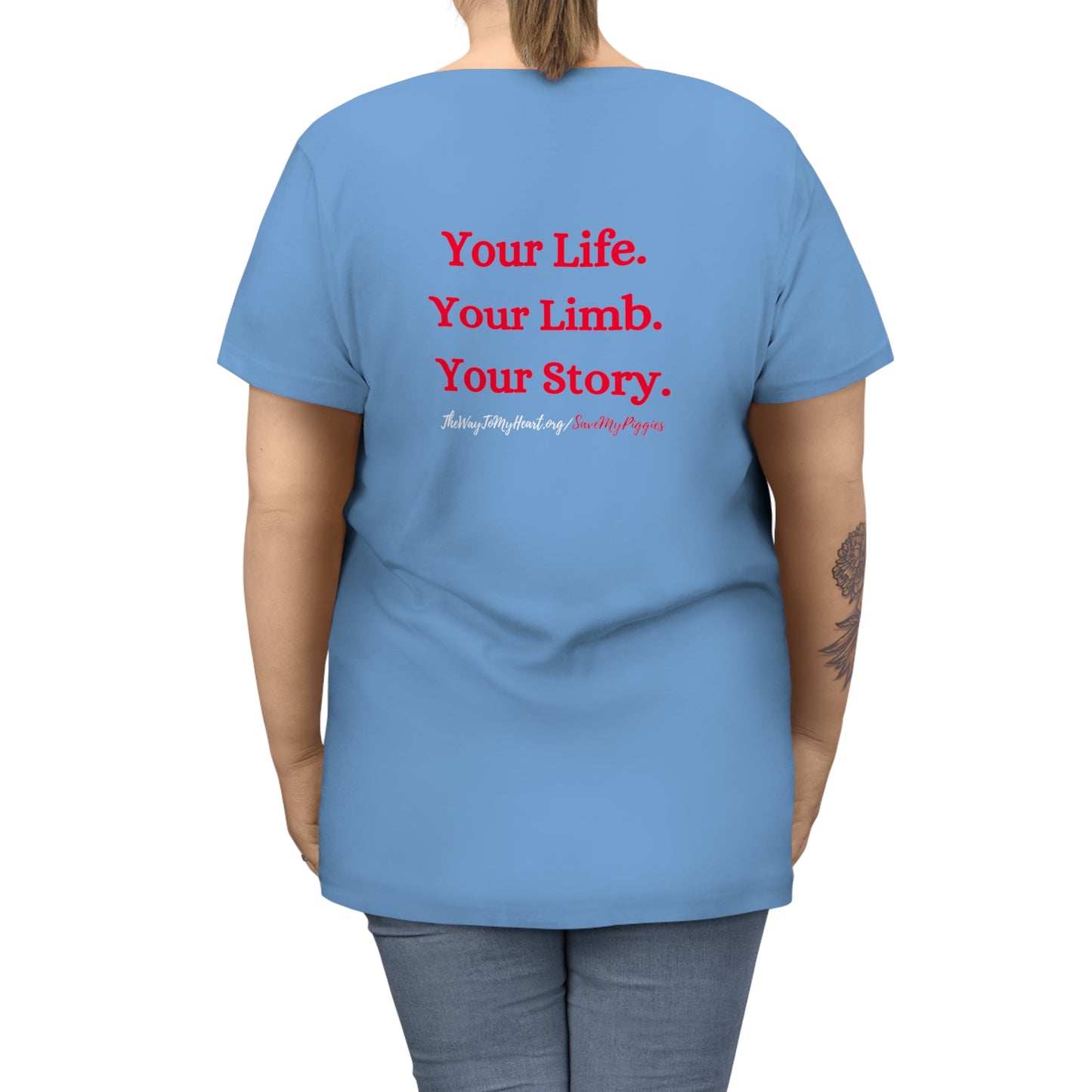 Save My Piggies Women's Curvy Tee
