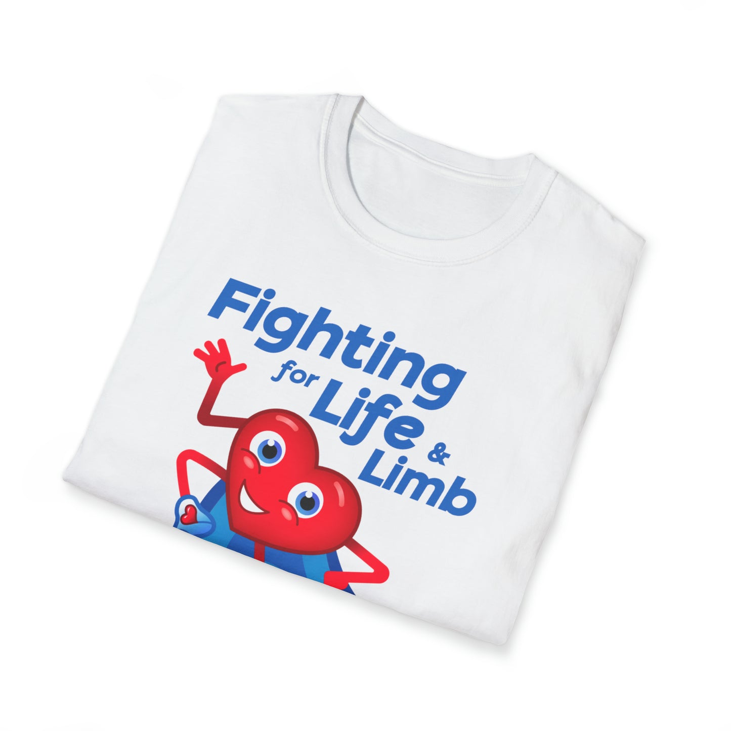 Fighting For Life & Limb Unisex Softstyle T-Shirt