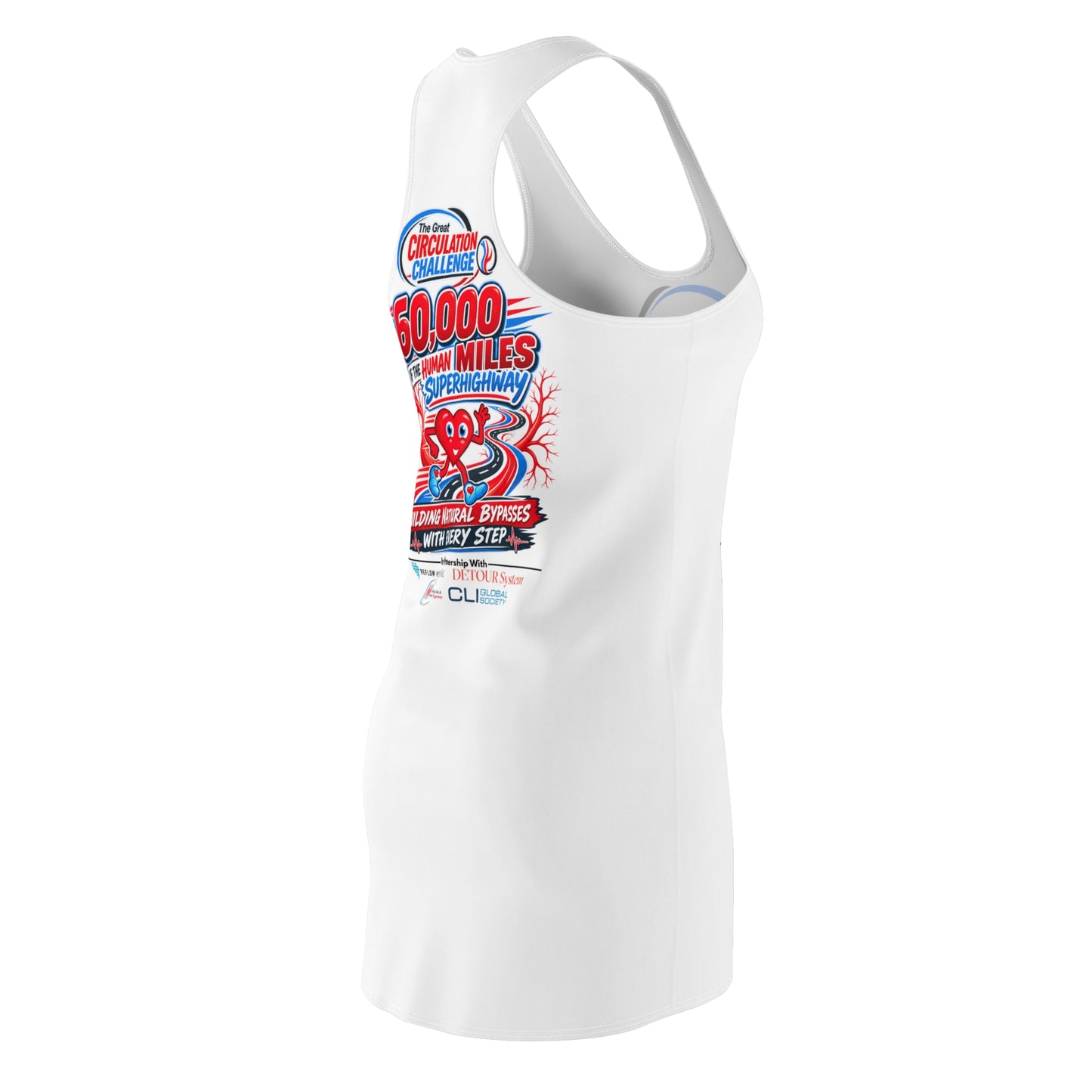 Women's Cut & Sew Racerback Dress (AOP)