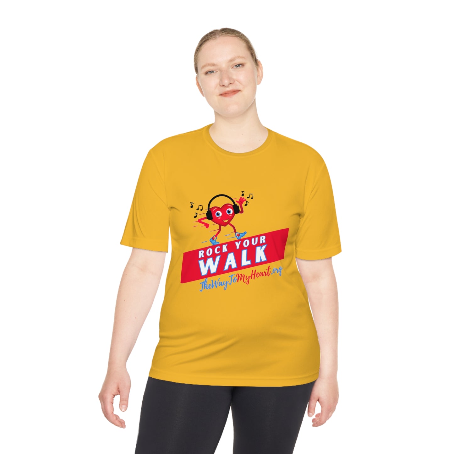 Rock Your Walk Unisex Moisture Wicking Tee