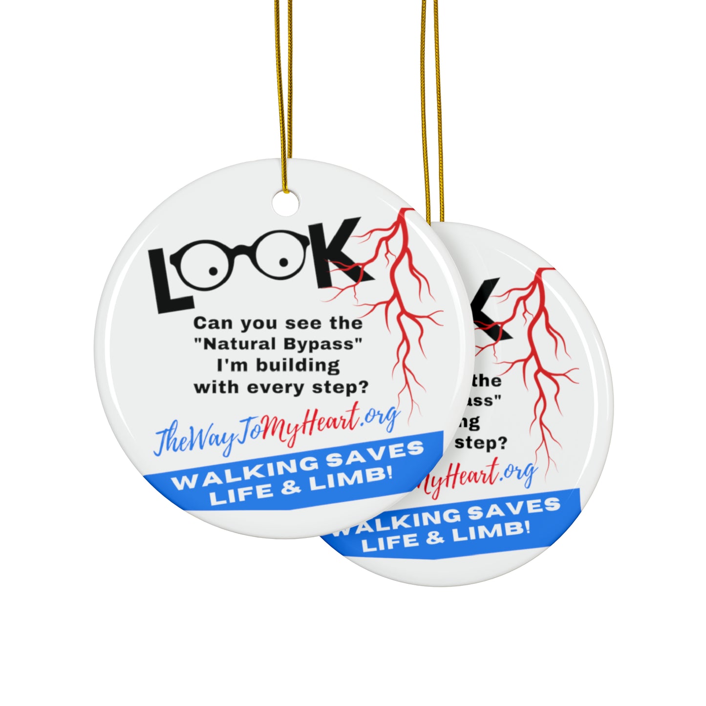 Ceramic Ornaments (1pc, 3pcs, 5pcs, 10pcs)