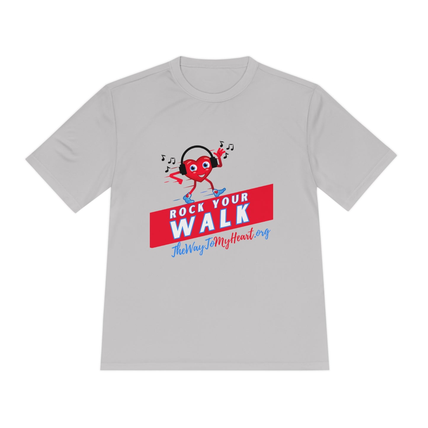 Rock Your Walk Unisex Moisture Wicking Tee