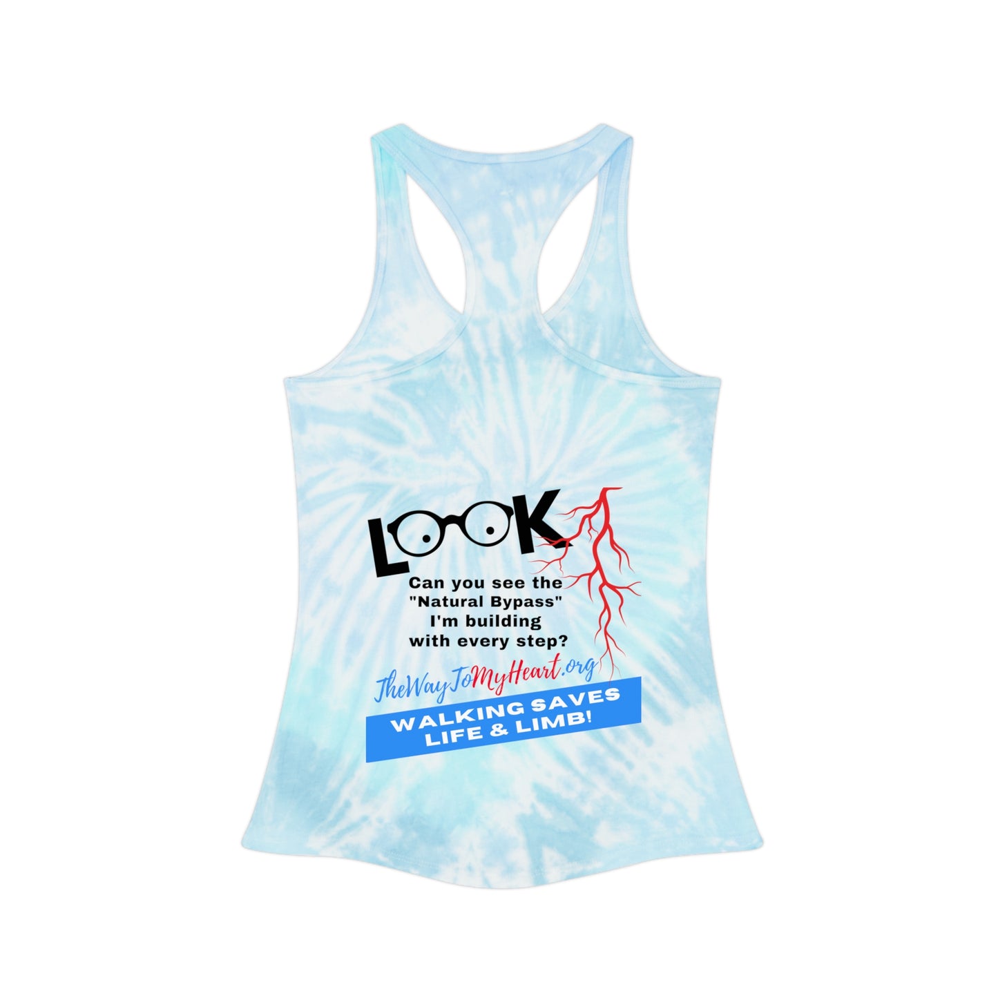 Rock Your Walk Tie Dye Racerback Tank Top
