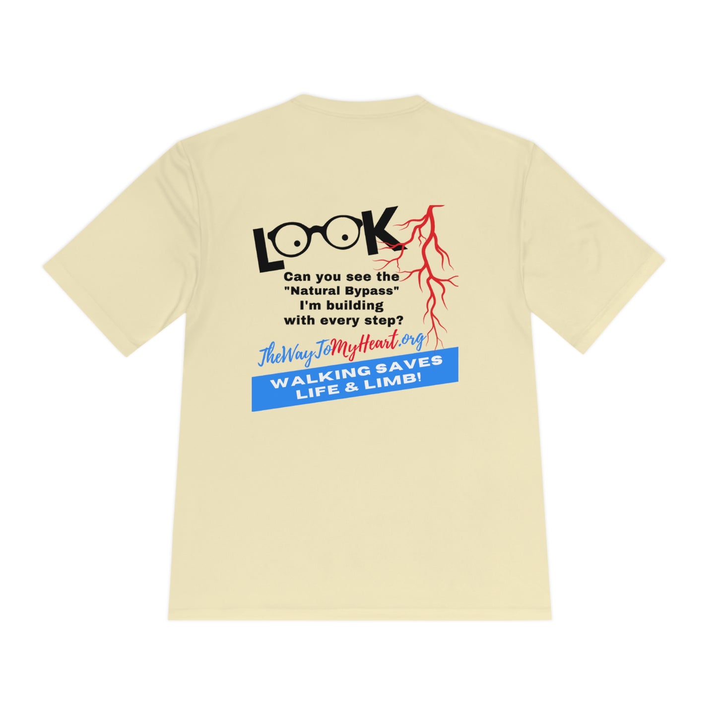 Rock Your Walk Unisex Moisture Wicking Tee