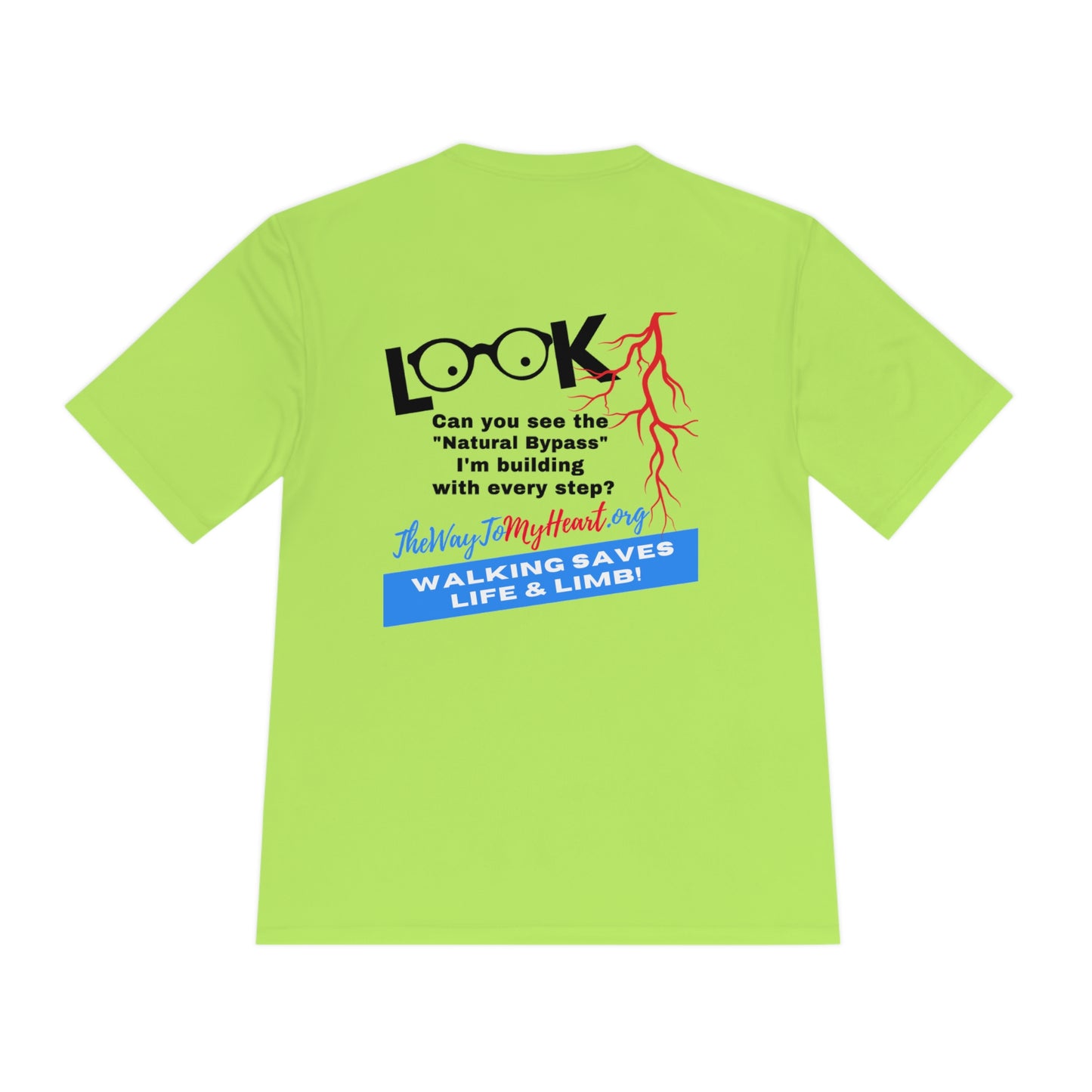 Rock Your Walk Unisex Moisture Wicking Tee