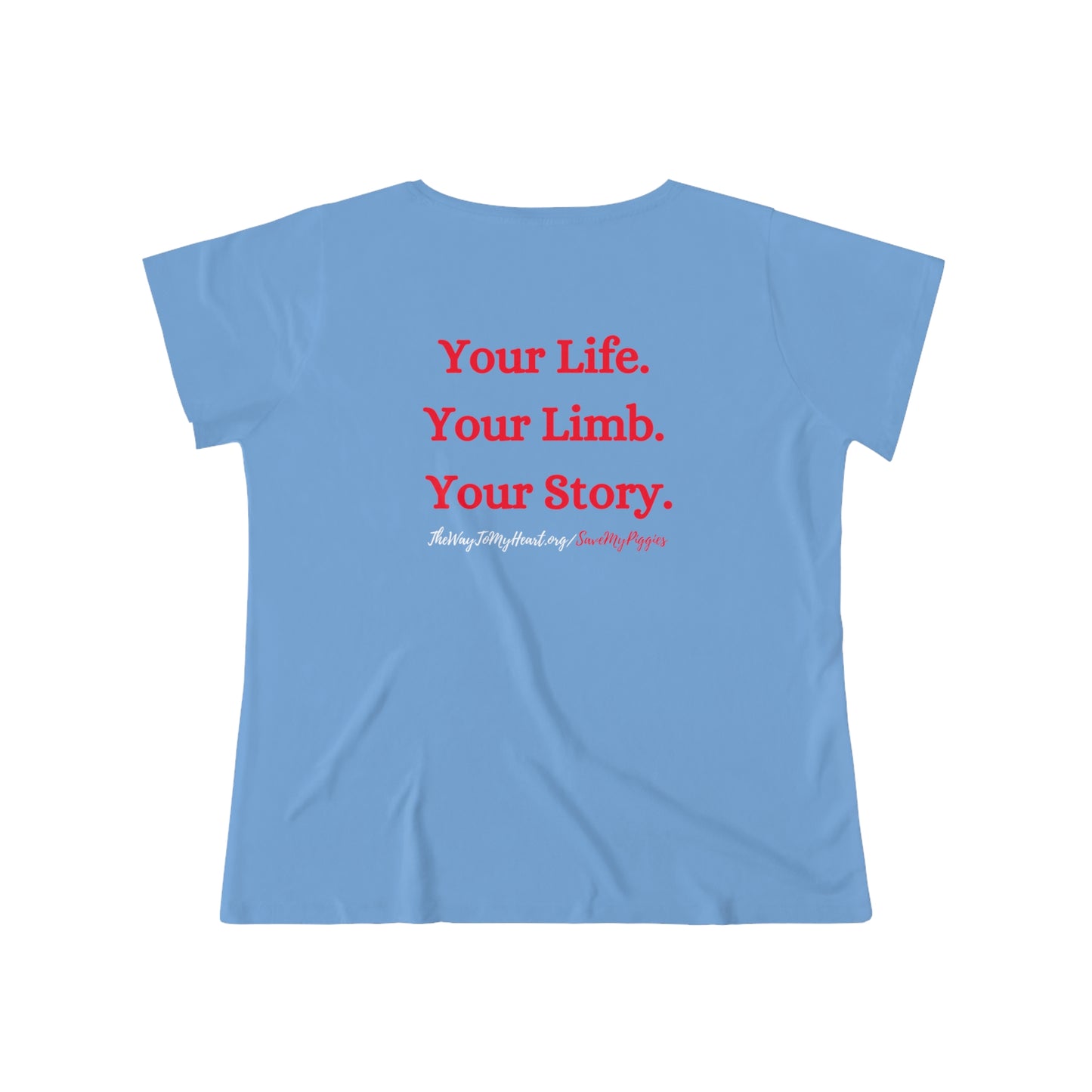 Save My Piggies Women's Curvy Tee