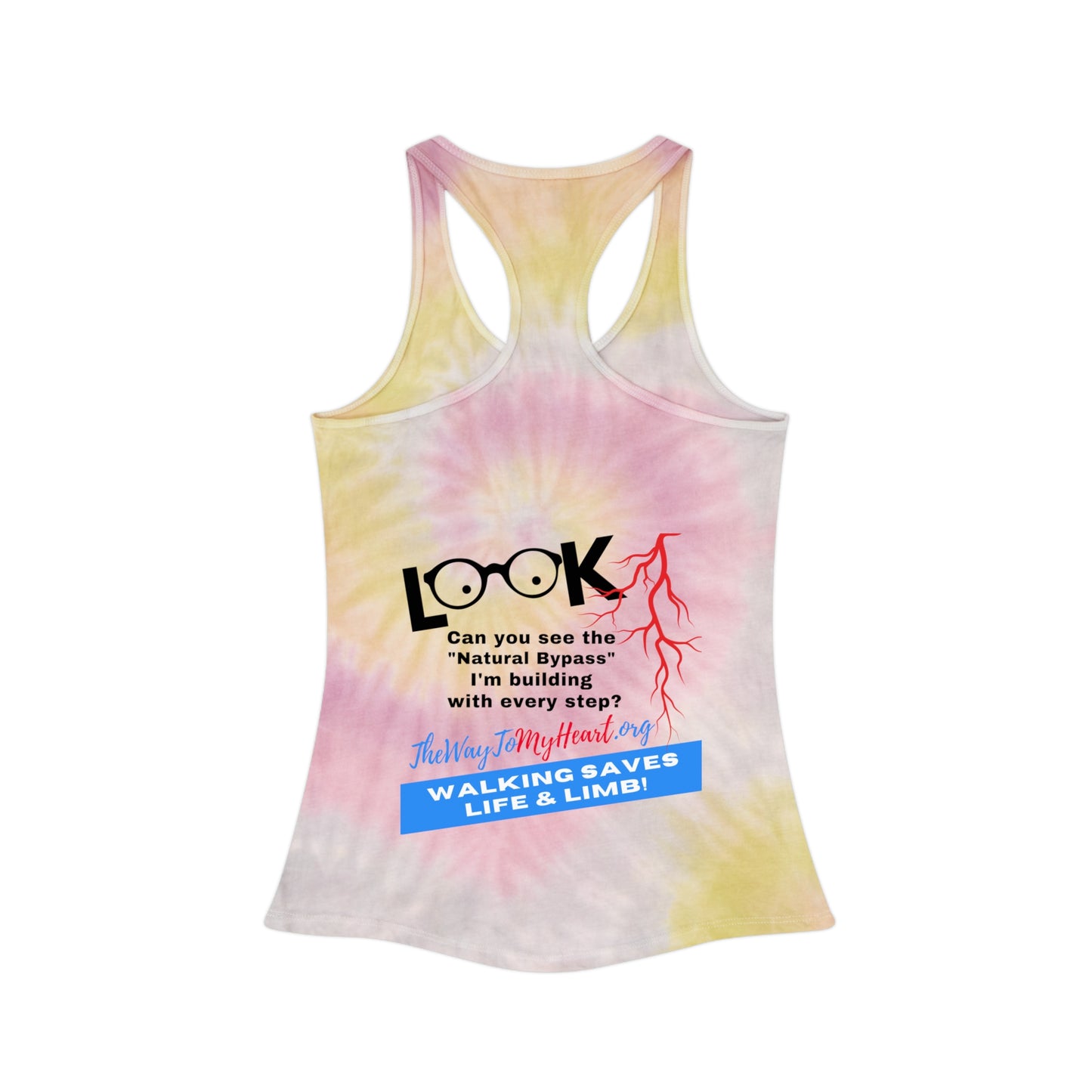 Rock Your Walk Tie Dye Racerback Tank Top