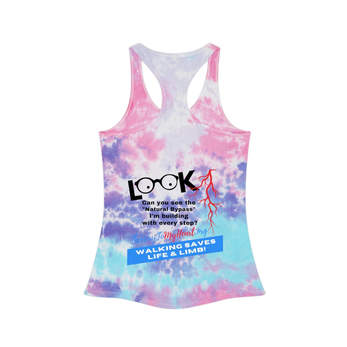 Rock Your Walk Tie Dye Racerback Tank Top