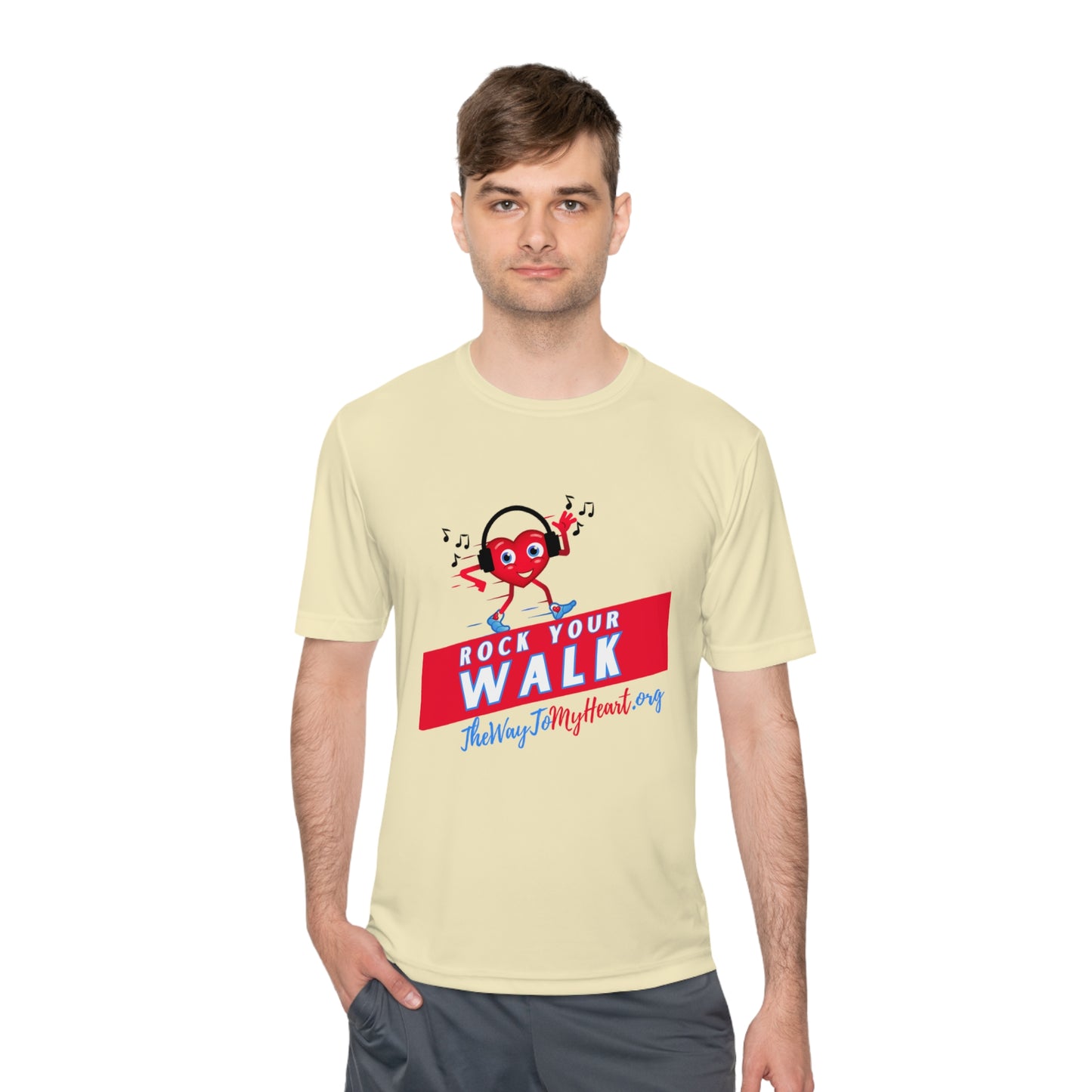 Rock Your Walk Unisex Moisture Wicking Tee