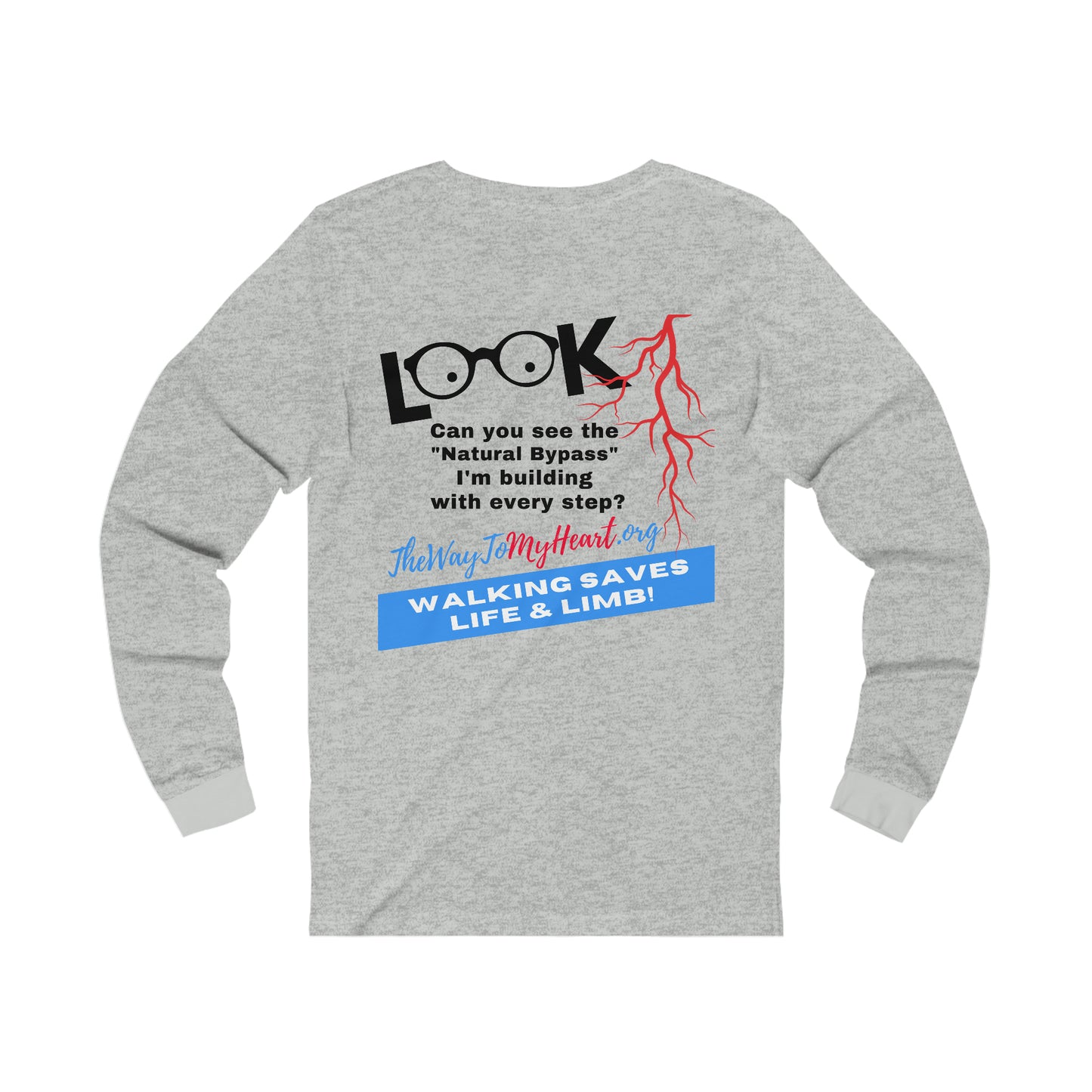 Rock Your Walk Unisex Jersey Long Sleeve Tee