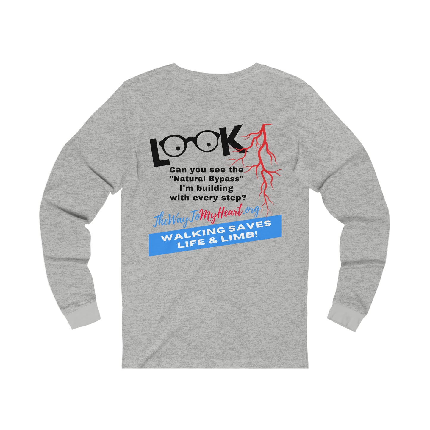 Rock Your Walk Unisex Jersey Long Sleeve Tee