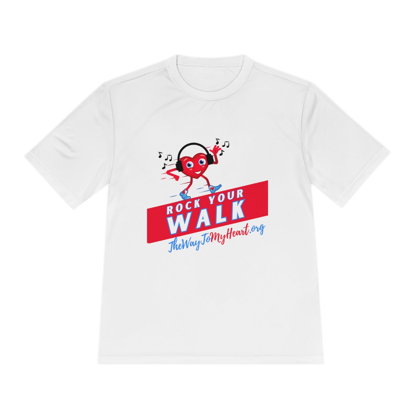 Rock Your Walk Unisex Moisture Wicking Tee