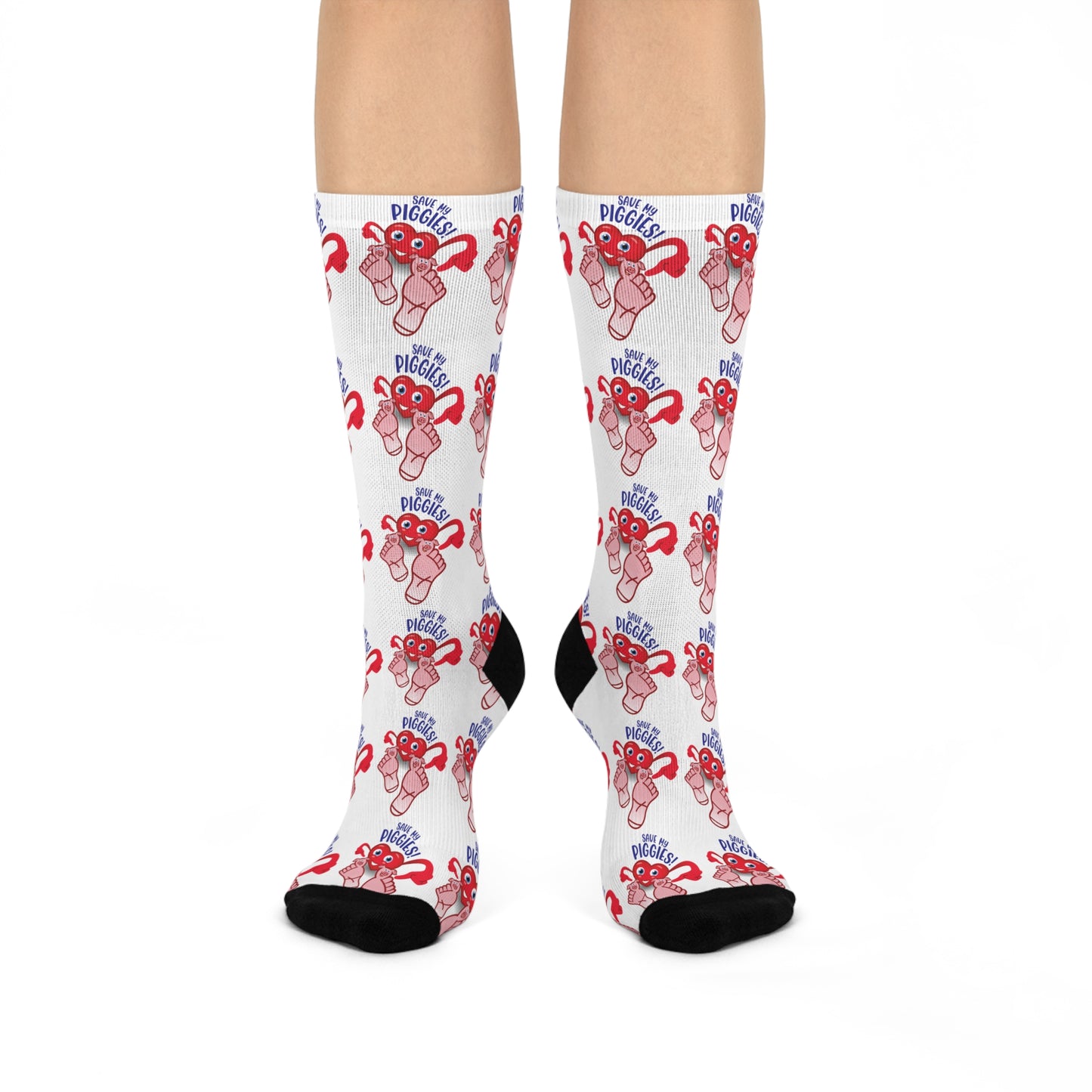 Save My Piggies Cushioned Crew Socks