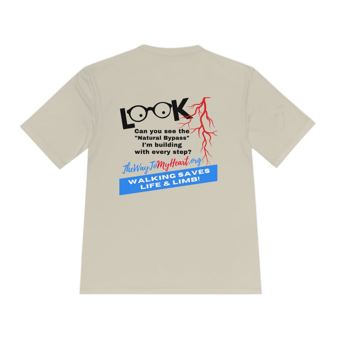 Rock Your Walk Unisex Moisture Wicking Tee