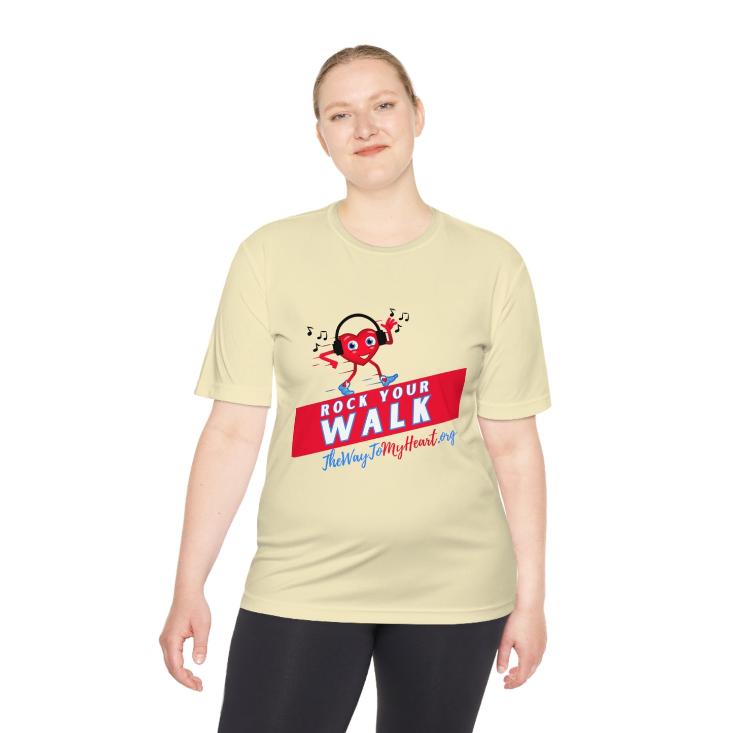 Rock Your Walk Unisex Moisture Wicking Tee