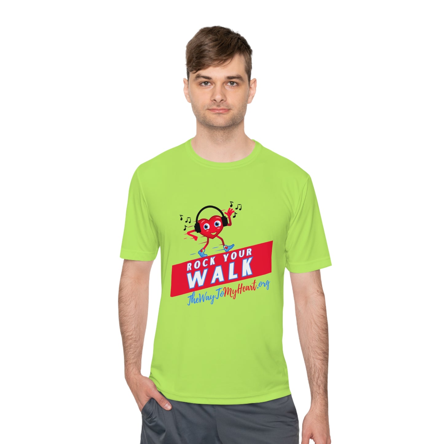Rock Your Walk Unisex Moisture Wicking Tee