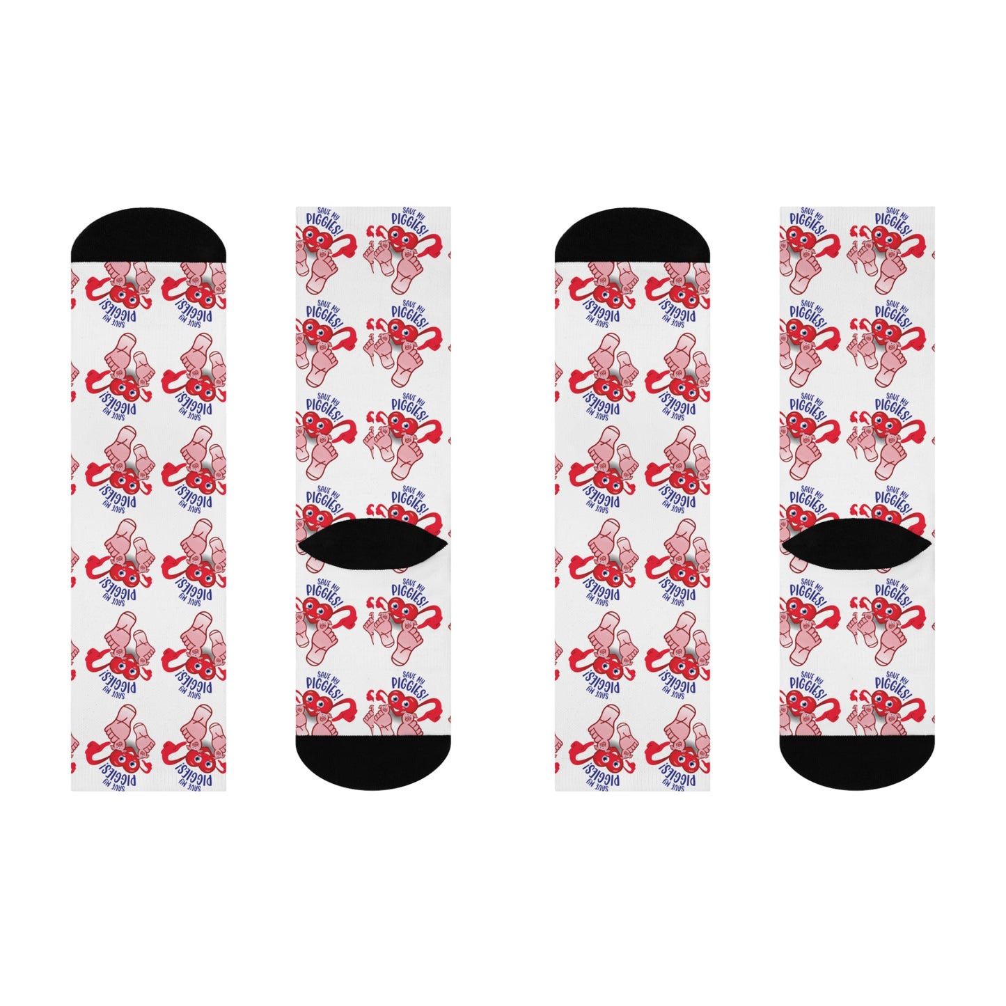 Save My Piggies Cushioned Crew Socks