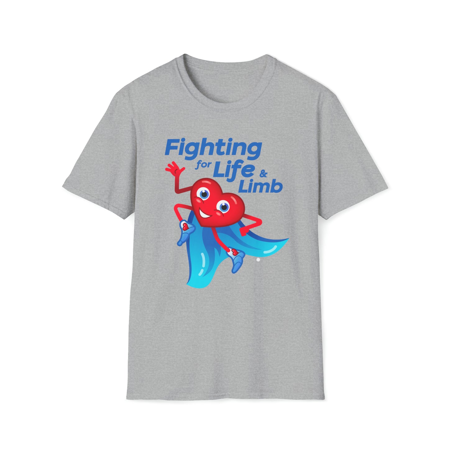 Fighting For Life & Limb Unisex Softstyle T-Shirt