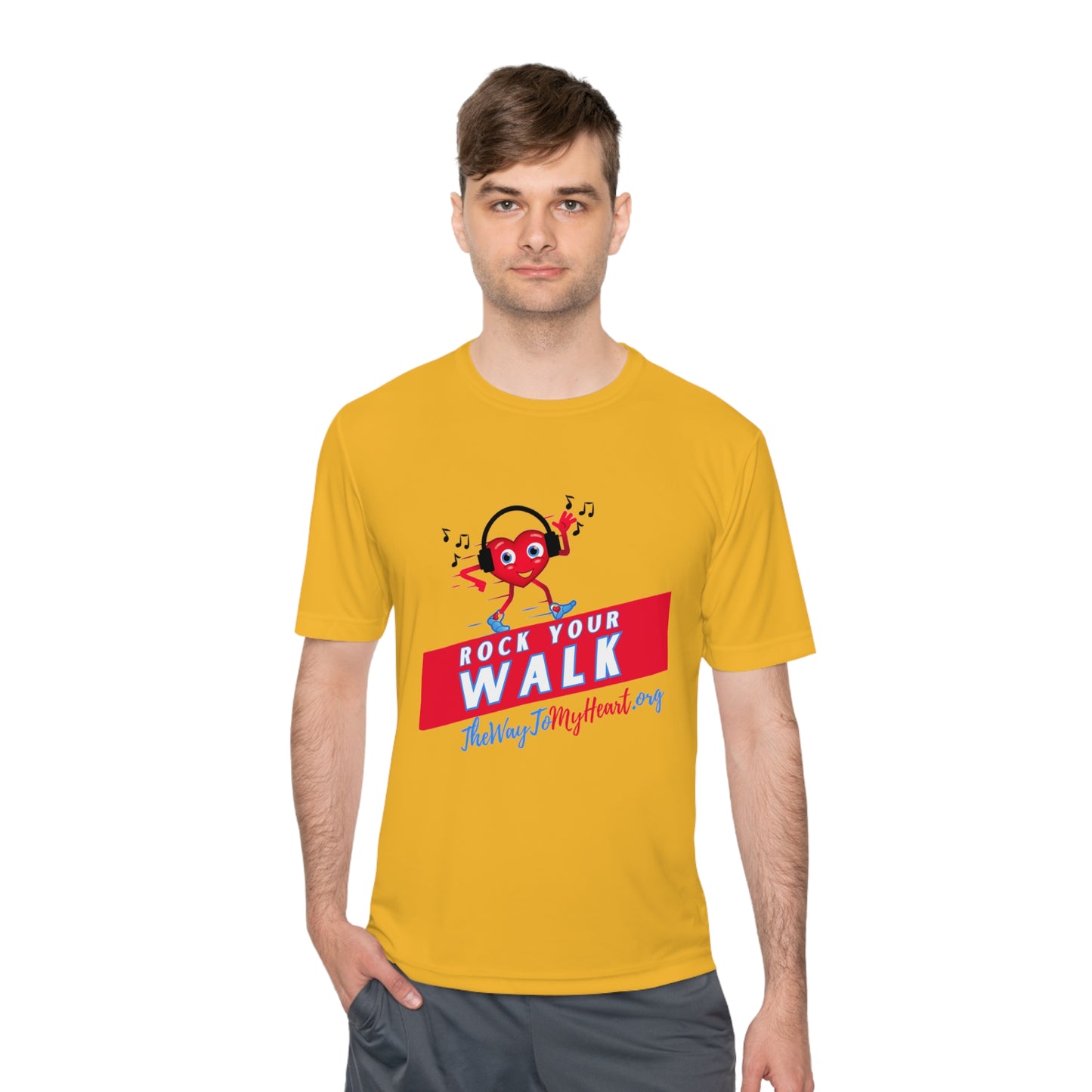 Rock Your Walk Unisex Moisture Wicking Tee