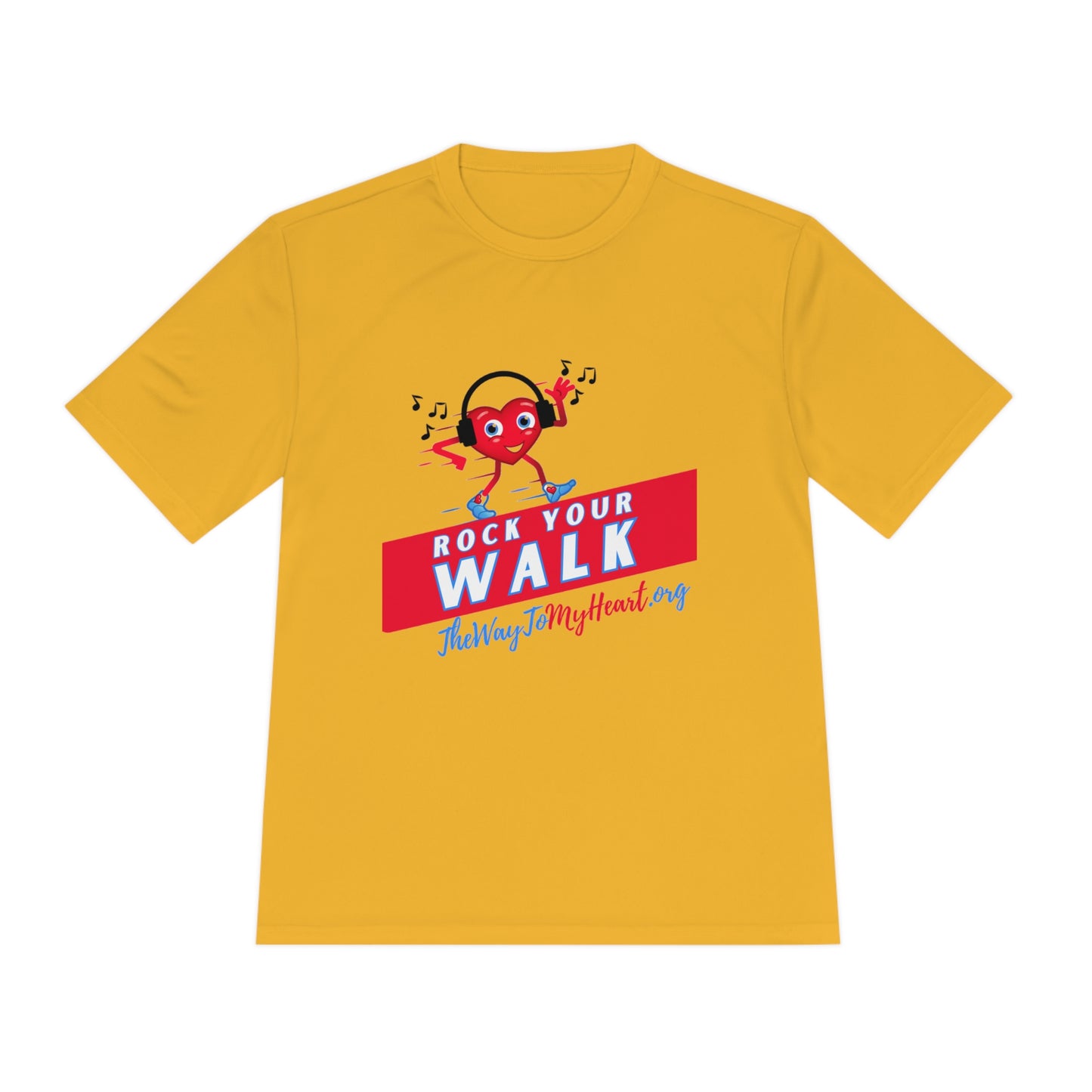 Rock Your Walk Unisex Moisture Wicking Tee