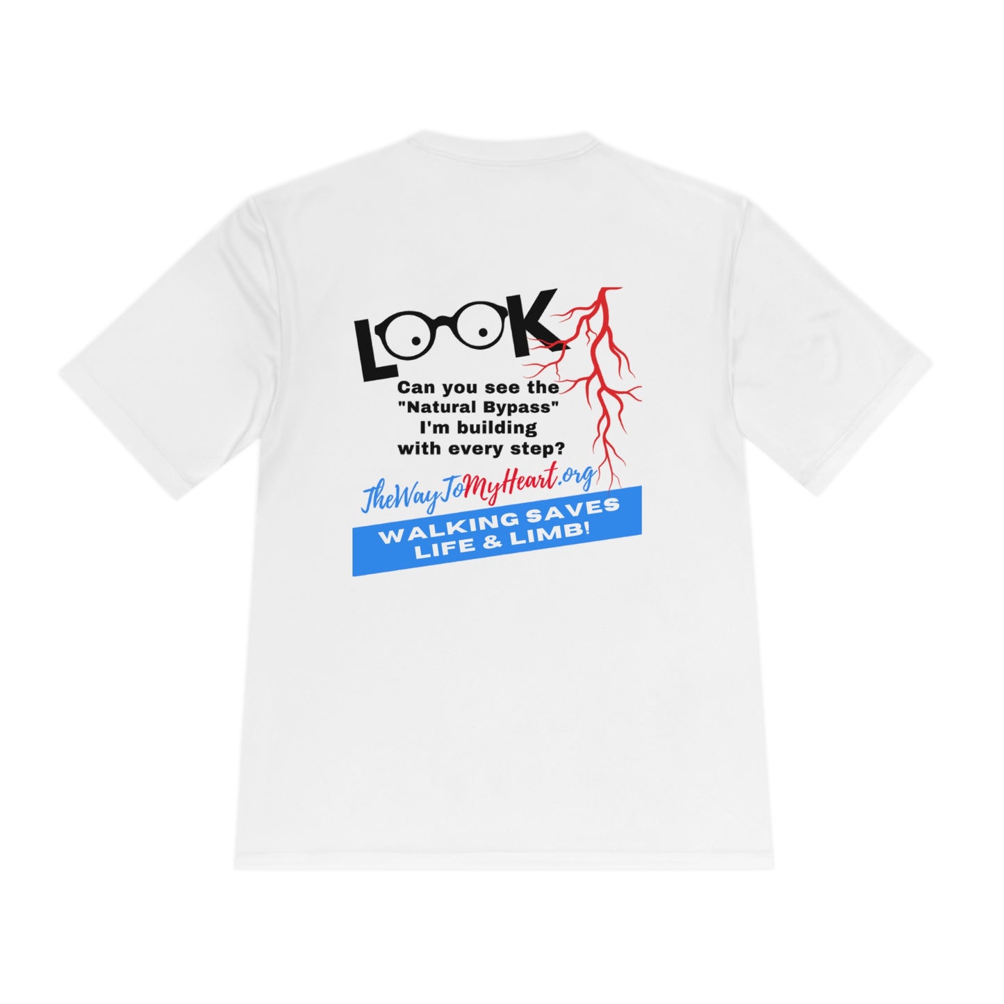 Rock Your Walk Unisex Moisture Wicking Tee
