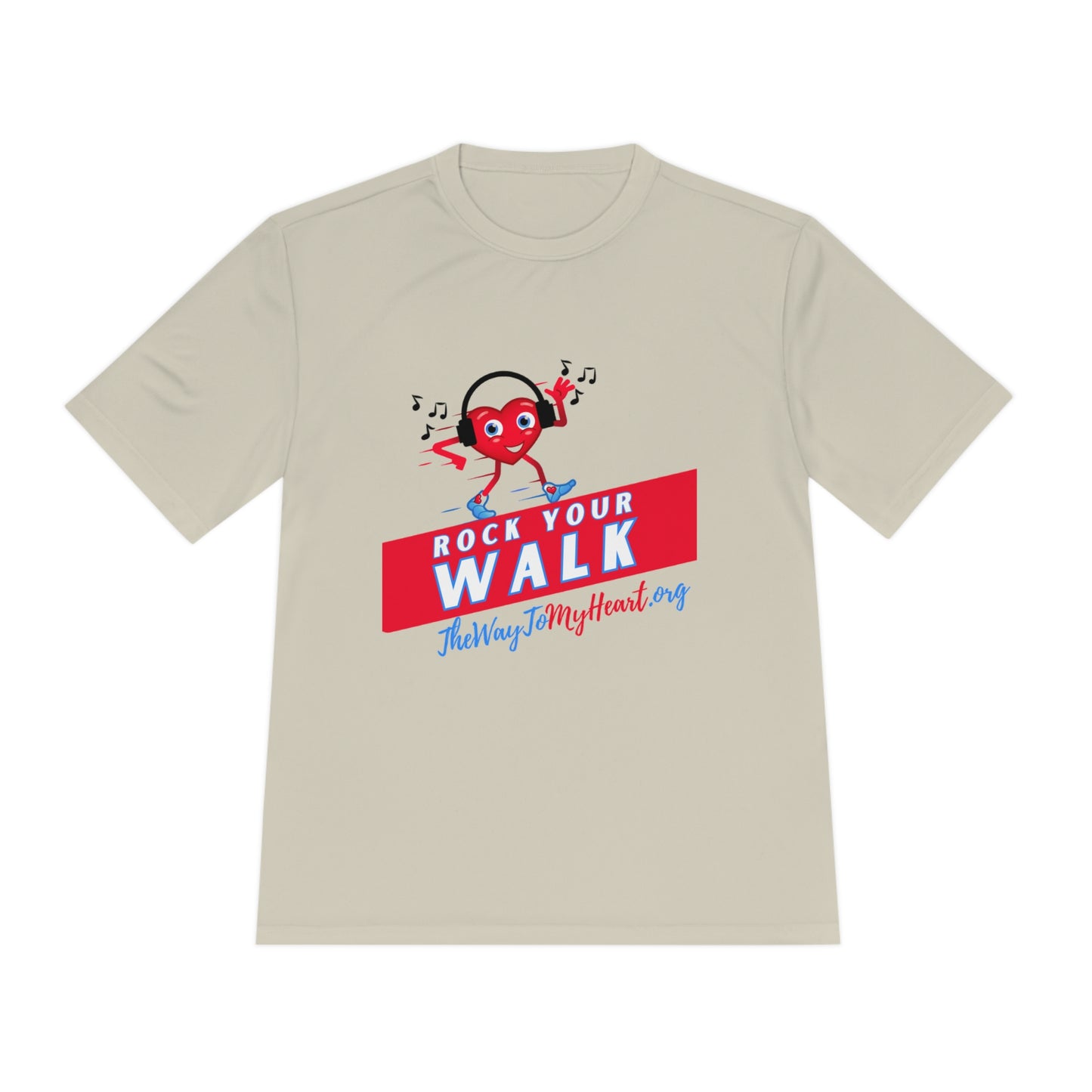 Rock Your Walk Unisex Moisture Wicking Tee