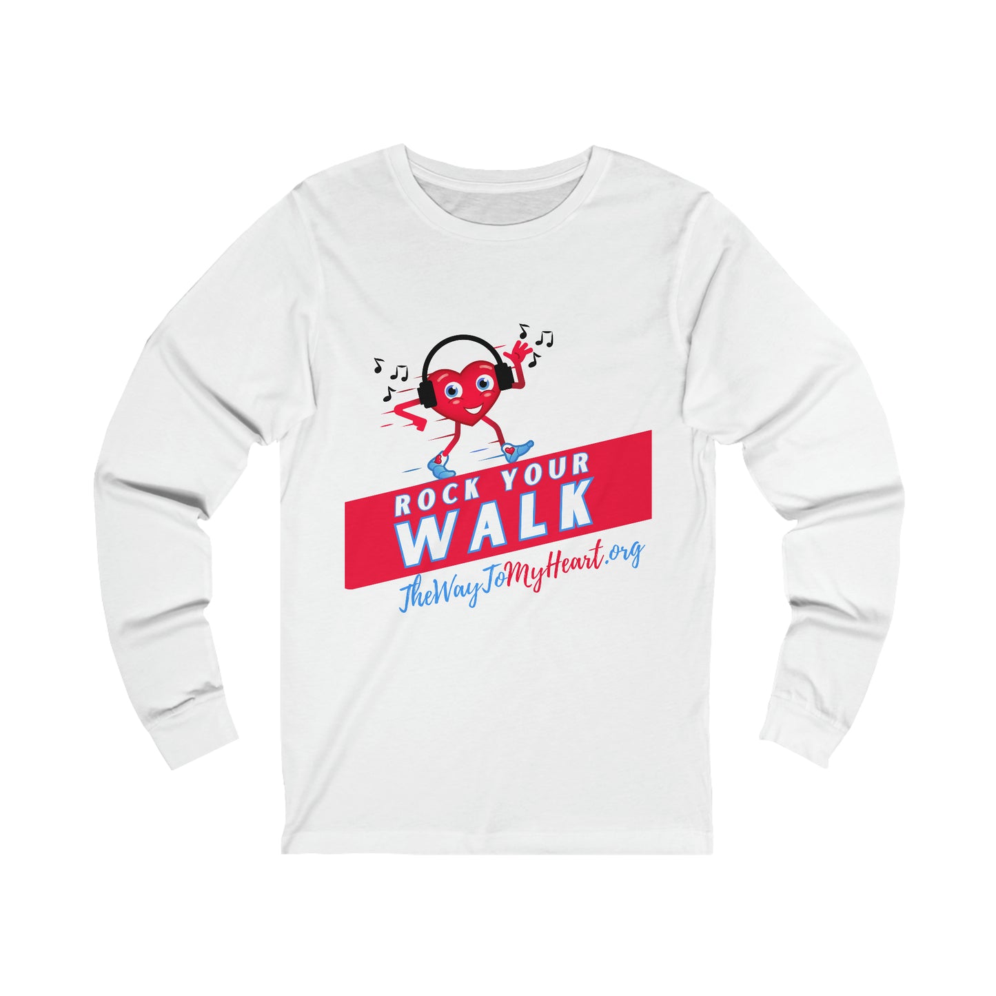 Rock Your Walk Unisex Jersey Long Sleeve Tee